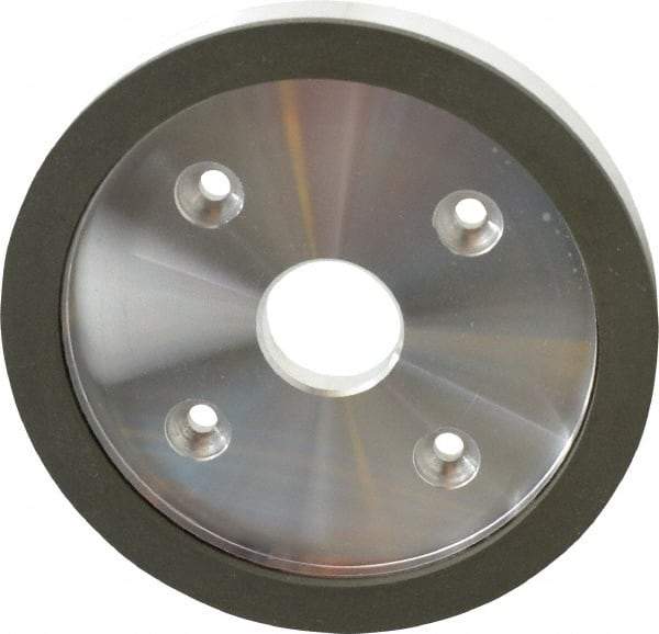 Made in USA - 6" Diam, 1-1/4" Hole Size, 3/4" Overall Thickness, 150 Grit, Type 6 Tool & Cutter Grinding Wheel - Very Fine Grade, Diamond - Makers Industrial Supply