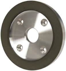 Made in USA - 6" Diam, 1-1/4" Hole Size, 3/4" Overall Thickness, 150 Grit, Type 6 Tool & Cutter Grinding Wheel - Very Fine Grade, Diamond - Makers Industrial Supply