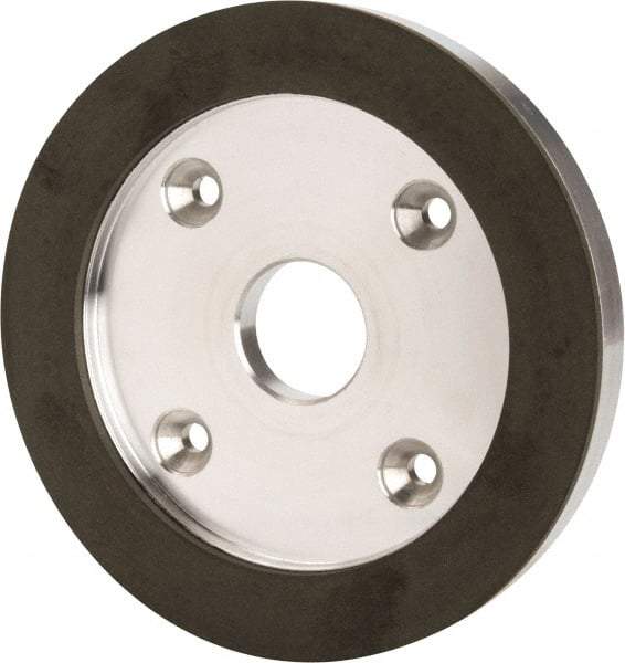 Made in USA - 6" Diam, 1-1/4" Hole Size, 3/4" Overall Thickness, 220 Grit, Type 6 Tool & Cutter Grinding Wheel - Very Fine Grade, Diamond - Makers Industrial Supply