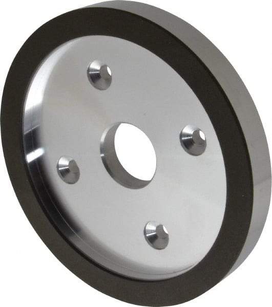 Made in USA - 6" Diam, 1-1/4" Hole Size, 3/4" Overall Thickness, 150 Grit, Type 6 Tool & Cutter Grinding Wheel - Very Fine Grade, Diamond - Makers Industrial Supply