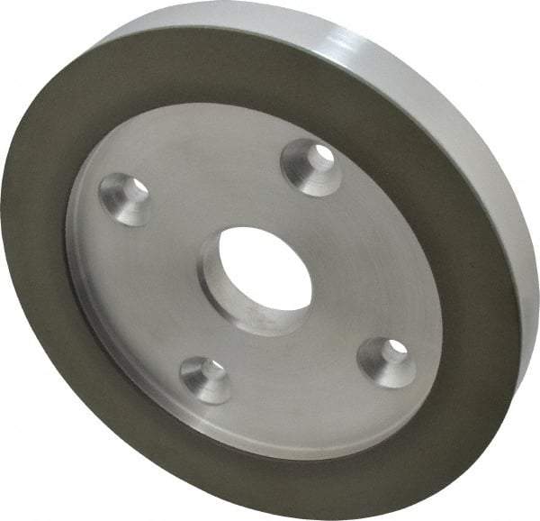 Made in USA - 6" Diam, 1-1/4" Hole Size, 3/4" Overall Thickness, 100 Grit, Type 6 Tool & Cutter Grinding Wheel - Fine Grade, Diamond - Makers Industrial Supply