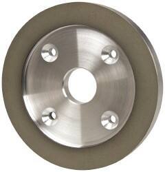 Made in USA - 6" Diam, 1-1/4" Hole Size, 3/4" Overall Thickness, 150 Grit, Type 6 Tool & Cutter Grinding Wheel - Very Fine Grade, Diamond - Makers Industrial Supply