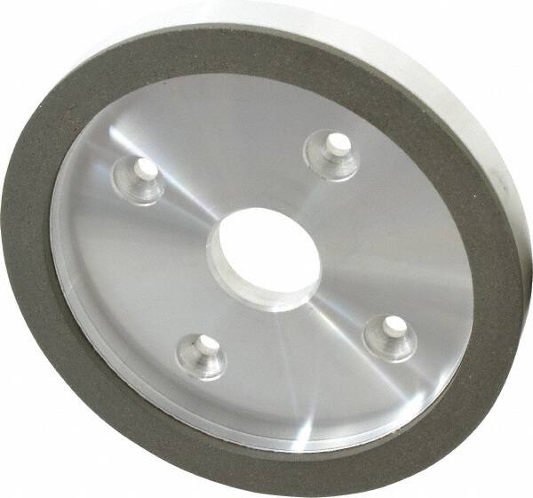 Made in USA - 6" Diam, 1-1/4" Hole Size, 3/4" Overall Thickness, 100 Grit, Type 6 Tool & Cutter Grinding Wheel - Fine Grade, Diamond - Makers Industrial Supply