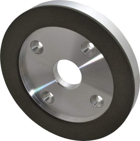 Made in USA - 6" Diam, 1-1/4" Hole Size, 3/4" Overall Thickness, 150 Grit, Type 6 Tool & Cutter Grinding Wheel - Very Fine Grade, Diamond - Makers Industrial Supply