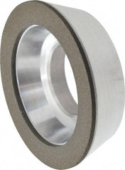 Made in USA - 3" Diam, 1-1/4" Hole Size, 7/8" Overall Thickness, 100 Grit, Type 11 Tool & Cutter Grinding Wheel - Fine Grade, Diamond - Makers Industrial Supply