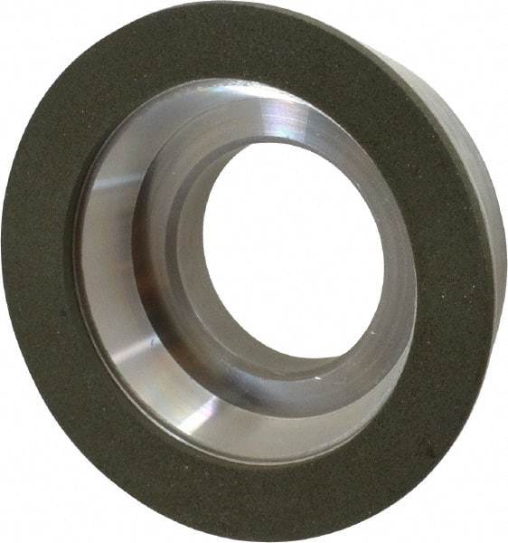 Made in USA - 3" Diam, 1-1/4" Hole Size, 7/8" Overall Thickness, 150 Grit, Type 11 Tool & Cutter Grinding Wheel - Very Fine Grade, Diamond - Makers Industrial Supply