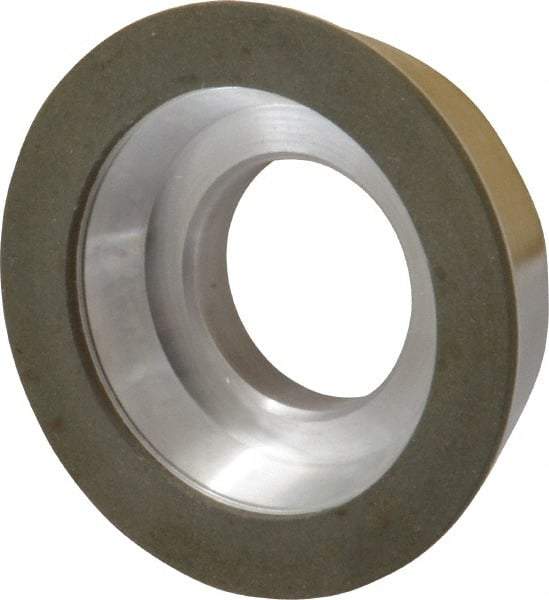 Made in USA - 3" Diam, 1-1/4" Hole Size, 7/8" Overall Thickness, 200 Grit, Type 11 Tool & Cutter Grinding Wheel - Very Fine Grade, Diamond - Makers Industrial Supply