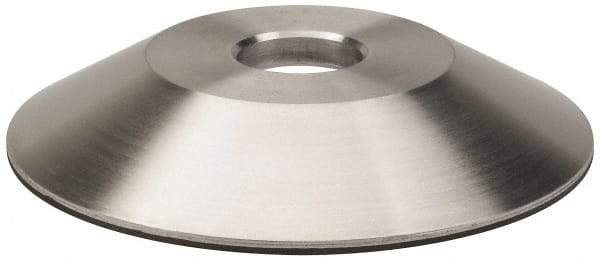 Made in USA - 6" Diam, 1-1/4" Hole Size, 1" Overall Thickness, 220 Grit, Type 12 Tool & Cutter Grinding Wheel - Very Fine Grade, Diamond - Makers Industrial Supply