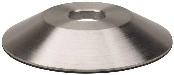 Made in USA - 6" Diam, 1-1/4" Hole Size, 1" Overall Thickness, 100 Grit, Type 12 Tool & Cutter Grinding Wheel - Fine Grade, Diamond - Makers Industrial Supply