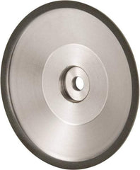 Made in USA - 6" Diam, 1-1/4" Hole Size, 1" Overall Thickness, 150 Grit, Type 12 Tool & Cutter Grinding Wheel - Very Fine Grade, Diamond - Makers Industrial Supply