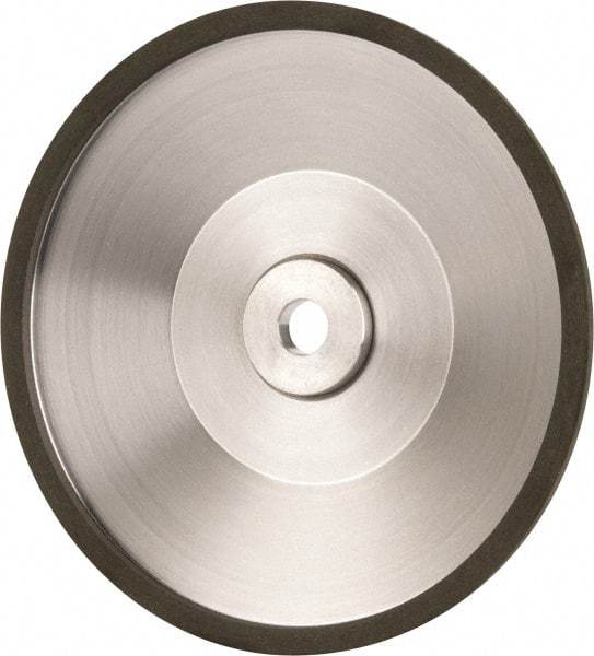 Made in USA - 6" Diam, 1-1/4" Hole Size, 1" Overall Thickness, 150 Grit, Type 12 Tool & Cutter Grinding Wheel - Very Fine Grade, Diamond - Makers Industrial Supply