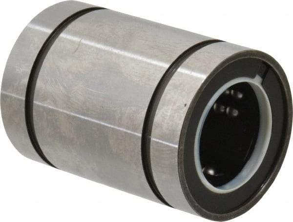 Thomson Industries - 20mm ID, Closed Linear Bearing with Two Integral Wipers - 1.26" Overall Height, 32mm OD - Makers Industrial Supply