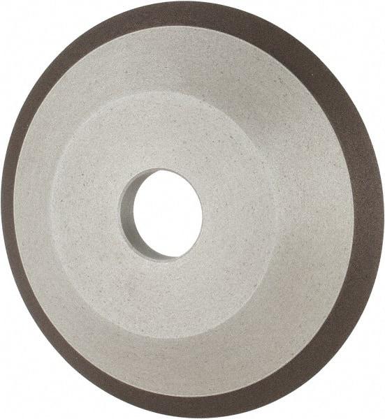 Made in USA - 6" Diam, 1-1/4" Hole Size, 3/4" Overall Thickness, 150 Grit, Type 12 Tool & Cutter Grinding Wheel - Very Fine Grade, Diamond - Makers Industrial Supply