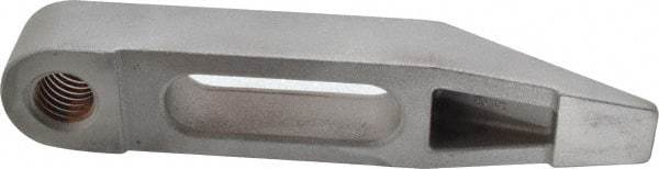 Mitee-Bite - 5/8-11 Stud, Stainless Steel, Plain Strap Clamp - 1-1/2" Travel, 6" OAL x 1.2" Wide x 0.8594" High, Tapered Nose - Makers Industrial Supply