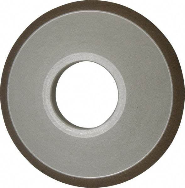 Made in USA - 3-1/2" Diam, 1-1/4" Hole Size, 3/4" Overall Thickness, 150 Grit, Type 15 Tool & Cutter Grinding Wheel - Very Fine Grade, Diamond - Makers Industrial Supply