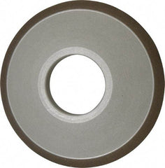 Made in USA - 3-1/2" Diam, 1-1/4" Hole Size, 3/4" Overall Thickness, 150 Grit, Type 15 Tool & Cutter Grinding Wheel - Very Fine Grade, Diamond - Makers Industrial Supply