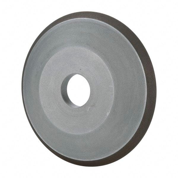 Made in USA - 6" Diam, 1-1/4" Hole Size, 3/4" Overall Thickness, 150 Grit, Type 15 Tool & Cutter Grinding Wheel - Very Fine Grade, Diamond - Makers Industrial Supply