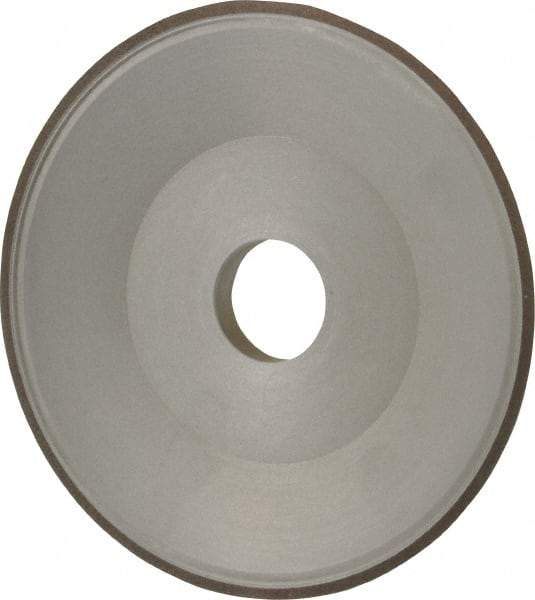 Made in USA - 6" Diam, 1-1/4" Hole Size, 3/4" Overall Thickness, 100 Grit, Type 15 Tool & Cutter Grinding Wheel - Fine Grade, Diamond - Makers Industrial Supply