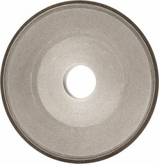 Made in USA - 6" Diam, 1-1/4" Hole Size, 3/4" Overall Thickness, 150 Grit, Type 15 Tool & Cutter Grinding Wheel - Very Fine Grade, Diamond - Makers Industrial Supply