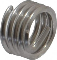 Heli-Coil - #10-32 UNF, 0.19" OAL, Free Running Helical Insert - 4-1/8 Free Coils, Tanged, 18-8 Stainless Steel, 1D Insert Length - Makers Industrial Supply