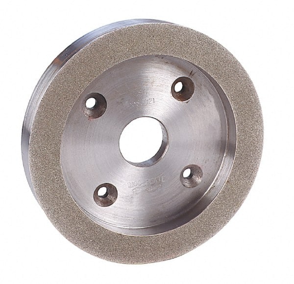 Made in USA - 6" Diam, 1-1/4" Hole Size, 1" Overall Thickness, 100 Grit, Tool & Cutter Grinding Wheel - Coarse Grade, Diamond - Makers Industrial Supply