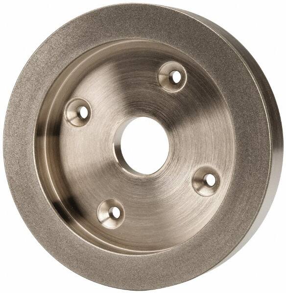 Made in USA - 6" Diam, 1-1/4" Hole Size, 1" Overall Thickness, 220 Grit, Tool & Cutter Grinding Wheel - Fine Grade, Diamond - Makers Industrial Supply