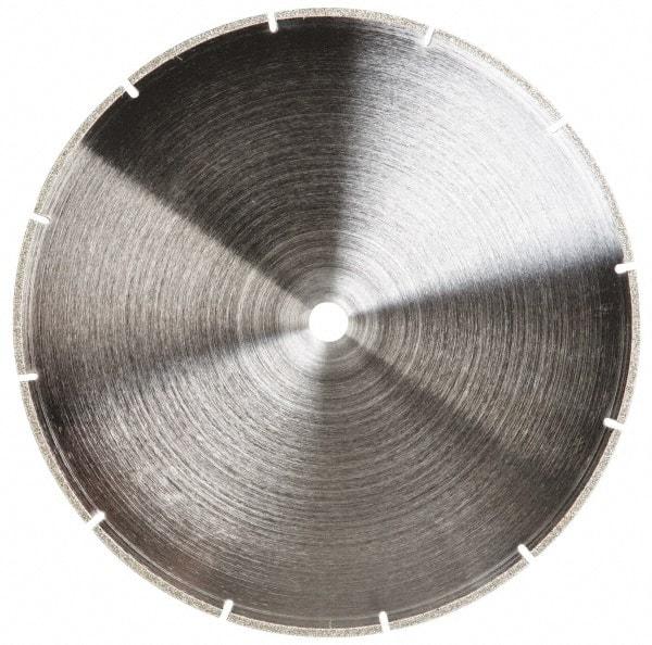 Made in USA - 10" Diam, 5/8" Arbor Hole Diam, Wet & Dry Cut Saw Blade - Diamond-Tipped, Standard Round Arbor - Makers Industrial Supply