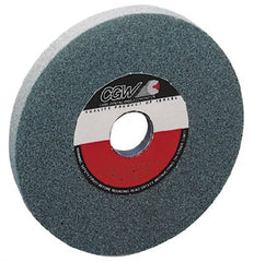 Camel Grinding Wheels - 100 Grit Silicon Carbide Bench & Pedestal Grinding Wheel - 10" Diam x 1-1/4" Hole x 1-1/2" Thick, 2483 Max RPM, I Hardness, Fine Grade , Vitrified Bond - Makers Industrial Supply