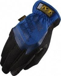 Mechanix Wear - Size 2XL (12) Synthetic Leather General Protection Work Gloves - For Mechanic's & Lifting, Uncoated, Slip-On Cuff, Full Fingered, Blue, Paired - Makers Industrial Supply