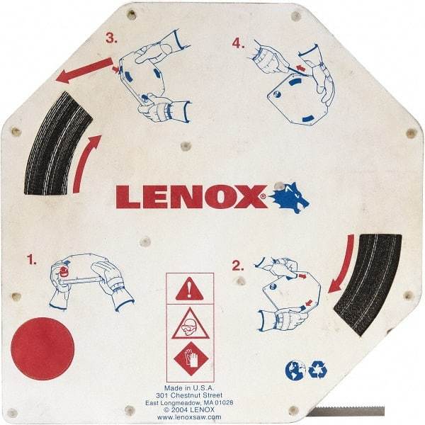 Lenox - 6 HK TPI, 7' 5" Long x 1/2" Wide x 0.025" Thick, Welded Band Saw Blade - Carbon Steel, Toothed Edge - Makers Industrial Supply