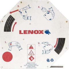 Lenox - 1/4" x 100' x 0.025" Carbon Steel Band Saw Blade Coil Stock - 6 TPI, Toothed Edge, Hook Form, Raker Set, Flexible Back, Constant Pitch, Contour Cutting - Makers Industrial Supply