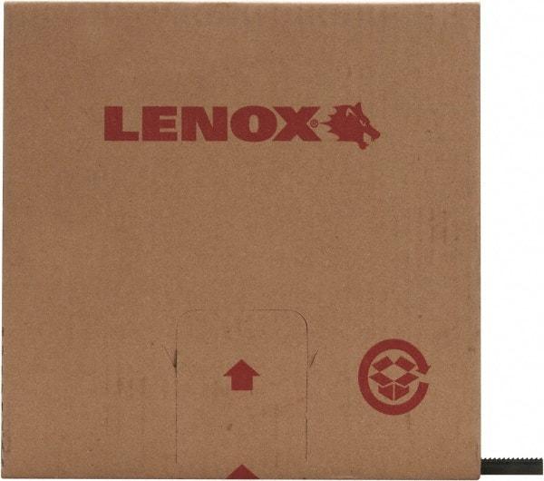 Lenox - 1/2" x 100' x 0.025" Carbon Steel Band Saw Blade Coil Stock - 10 TPI, Toothed Edge, Straight Form, Raker Set, Hard Back, Constant Pitch, Contour Cutting - Makers Industrial Supply