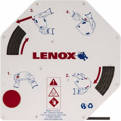 Lenox - 1/4" x 100' x 0.025" Bi-Metal Band Saw Blade Coil Stock - 14 to 18 TPI, Toothed Edge, Wavy Set, Flexible Back, Variable Pitch, Contour Cutting - Makers Industrial Supply