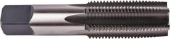 Union Butterfield - 1-1/8 - 8 UNC/UNS 2B 4 Flute Bright Finish High Speed Steel Straight Flute Standard Hand Tap - Plug, Right Hand Thread, 5-7/16" OAL, 2-9/16" Thread Length, H5 Limit, Oversize - Makers Industrial Supply