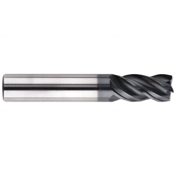 SGS - 8mm, 4 Flute, Single End, Solid Carbide, 1.5mm Corner Radius End Mill - 63mm OAL, Right Hand Flute, 19mm LOC, Right Hand Cut - Makers Industrial Supply