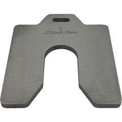 Maudlin Products - Metal Shim Stock Type: Slotted Shim Material: Stainless Steel - Makers Industrial Supply