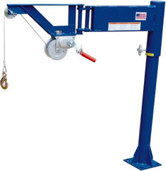 Vestil - 400 Lb Load Capacity, Steel Jib Crane - 3' 13/16" Span - Makers Industrial Supply