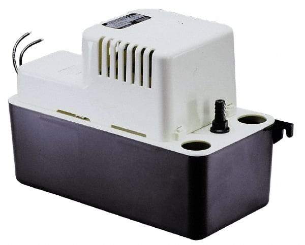 Little Giant Pumps - 1 Gallon Tank Capacity, 115 Volt, 45 Shutoff Pump, Condensate System - Makers Industrial Supply