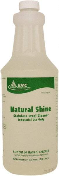 Rochester Midland Corporation - 1 Quart Liquid Metal Cleaner - Mild Scent, Bottle - Makers Industrial Supply