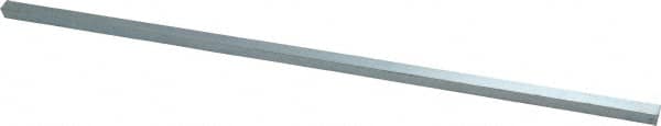 Precision Brand - 12" Long x 1/4" High x 1/4" Wide, Zinc-Plated Key Stock - Low Carbon Steel - Makers Industrial Supply