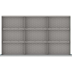 LISTA - 9-Compartment Drawer Divider Layout for 3.15" High Drawers - Makers Industrial Supply