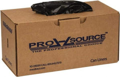 PRO-SOURCE - 1.55 mil Thick, Heavy-Duty Trash Bags - 39" Wide x 46" High, Black - Makers Industrial Supply