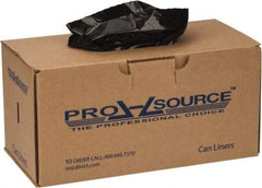 PRO-SOURCE - 1.55 mil Thick, Heavy-Duty Trash Bags - 43" Wide x 48" High, Black - Makers Industrial Supply