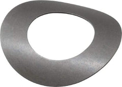 Gardner Spring - 3/8" Bolt, 0.395" ID, Grade 1074 Steel, Curved Disc Spring - 0.735" OD, 0.129" High, 0.011" Thick - Makers Industrial Supply