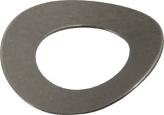 Gardner Spring - #10 Bolt, 0.2" ID, Grade 301 Stainless Steel, Curved Disc Spring - 0.37" OD, 0.047" High, 0.009" Thick - Makers Industrial Supply