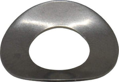 Gardner Spring - 1/4" Bolt, 0.265" ID, Grade 301 Stainless Steel, Curved Disc Spring - 0.551" OD, 0.06" High, 0.015" Thick - Makers Industrial Supply