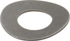 Gardner Spring - 1/4" Bolt, 0.265" ID, Grade 301 Stainless Steel, Curved Disc Spring - 0.551" OD, 0.052" High, 0.019" Thick - Makers Industrial Supply