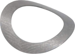 Gardner Spring - 5/16" Bolt, 0.331" ID, Grade 301 Stainless Steel, Curved Disc Spring - 0.49" OD, 0.077" High, 0.008" Thick - Makers Industrial Supply