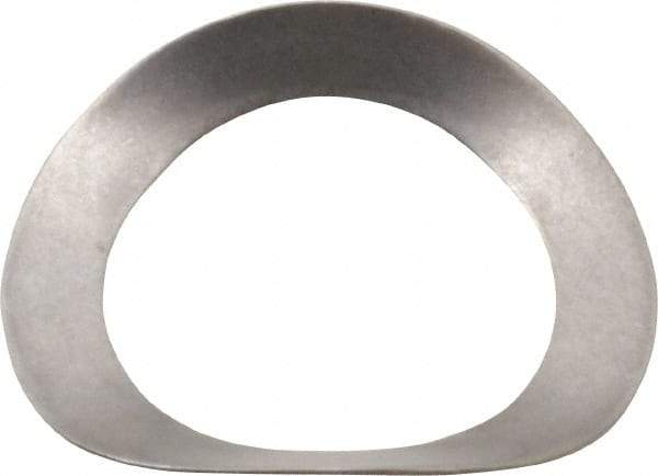 Gardner Spring - 1/2" Bolt, 17/32" ID, Grade 301 Stainless Steel, Curved Disc Spring - 0.795" OD, 0.129" High, 0.011" Thick - Makers Industrial Supply