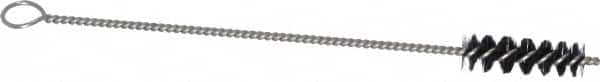 PRO-SOURCE - 3/4" Long x 7/32" Diam Nylon Bristle Brush - Single Spiral, 4" OAL, 0.003" Filament Diam, 0.062" Shank Diam - Makers Industrial Supply